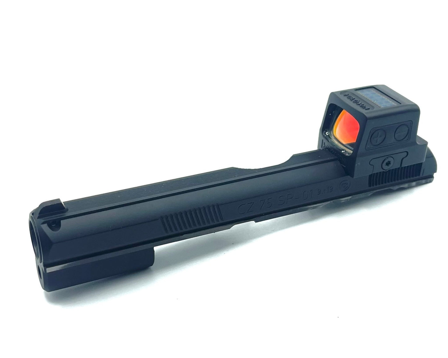 CZ 75 B DB SP01 P01 ACR Compact Holosun HS 509T ACSS Direct Mount Low Profile Optic Cut Red Dot Green Dot Slide Milling Top Angle