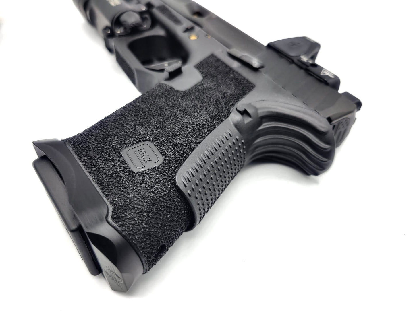 Glock Stippling Frame Close Up