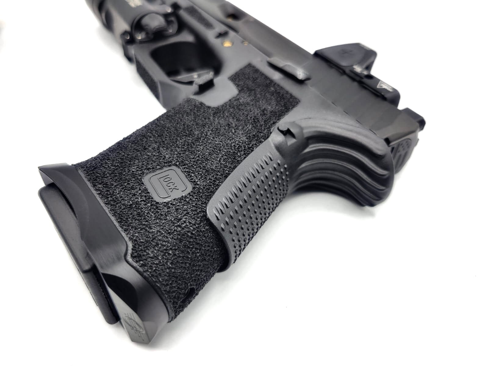 Glock Stippling Frame Close Up
