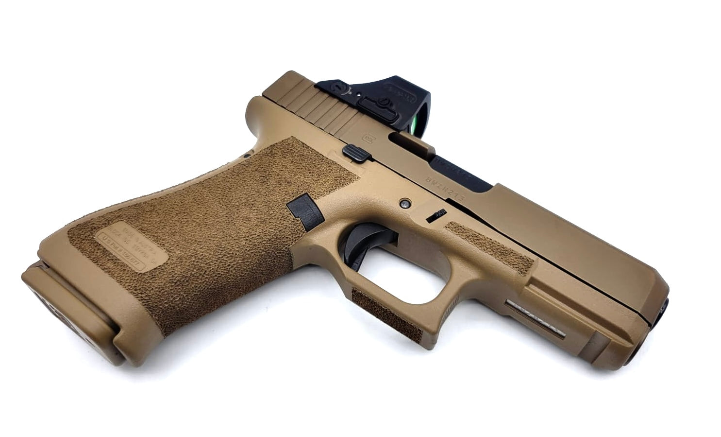 Glock Stippling Tan Angle