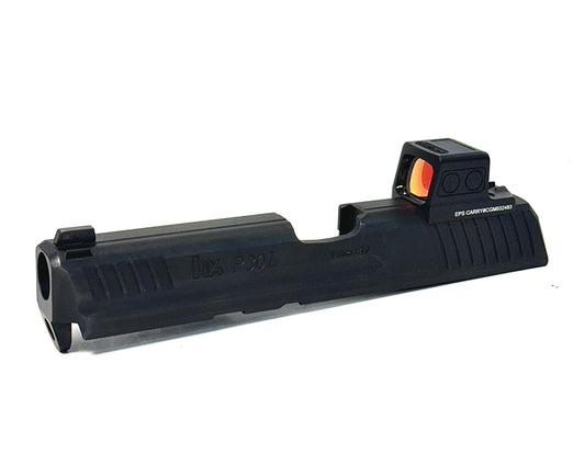 HK Heckler Koch P30L Holosun EPS Carry 407k 507k RMSC Direct Mount Low Profile Optic Cut Red Dot Green Dot Slide Milling Front Angle