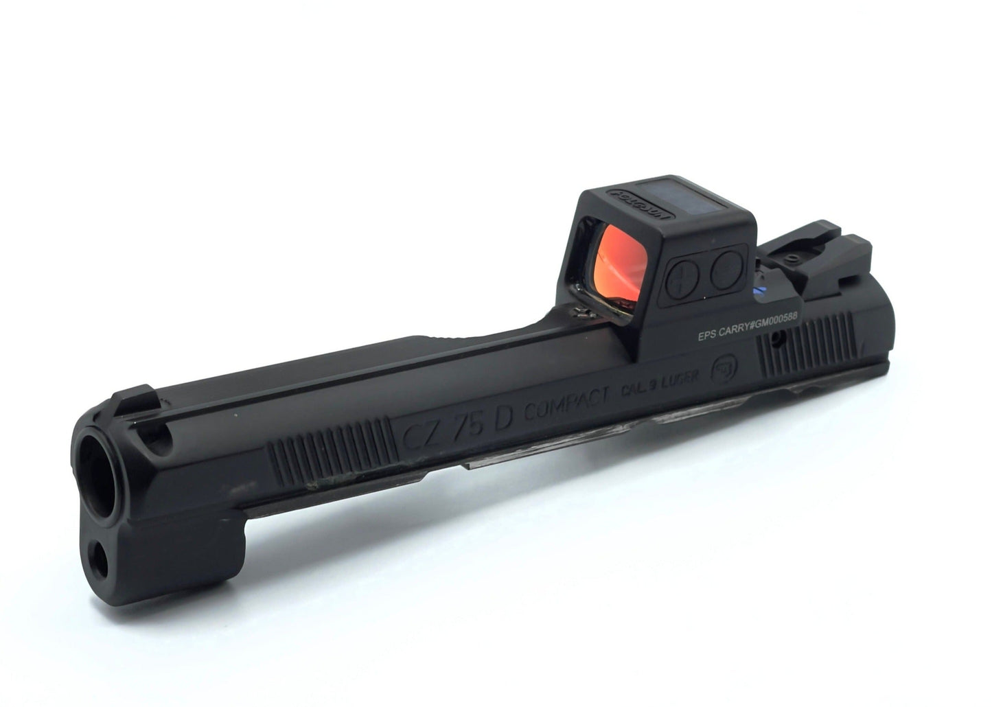 CZ 75 B DB SP01 P01 ACR Compact Holosun HS EPS Carry 407k 507k RMSC Direct Mount Low Profile Optic Cut Red Dot Green Dot Slide Milling Front Angle