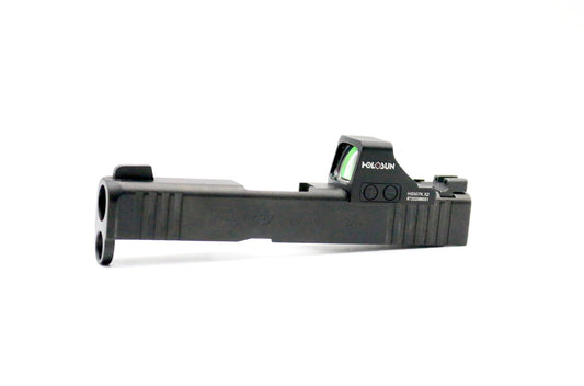 Glock 43 43x 48 Holosun 407K 507K EPS Carry RMSc Direct Mount Low Profile Optic Cut Red Green Dot Slide Milling