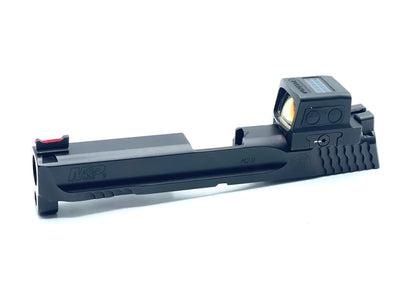 Smith and Wesson M&P 2.0 Holosun HS 509T ACSS Direct Mount Low Profile Optic Cut Red Dot Green Dot Slide Milling Side Angle3