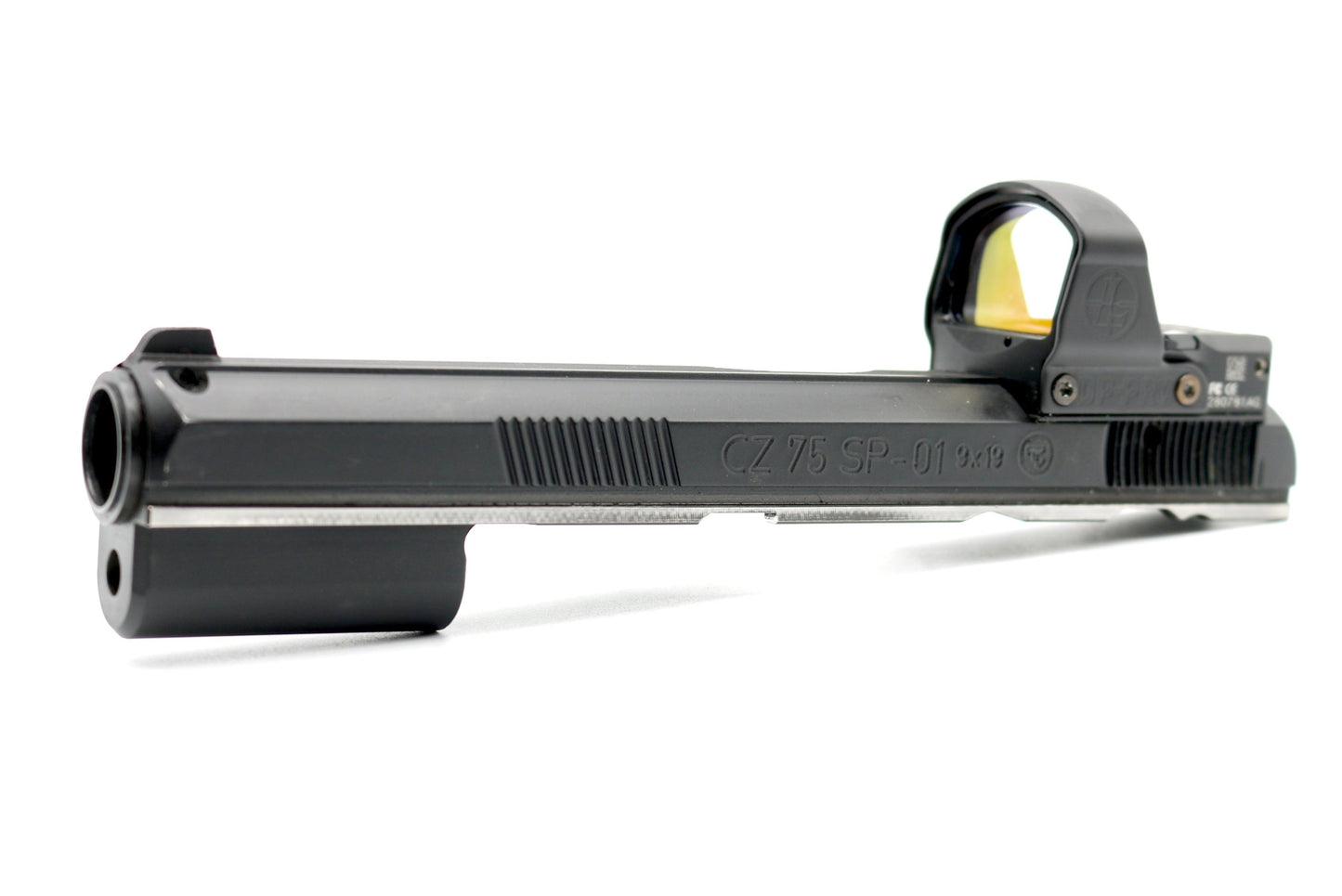 CZ 75 B DB SP01 P01 ACR Compact Leupold Delta Point Pro Direct Mount Low Profile Optic Cut Red Dot Green Dot Slide Milling Front Angle
