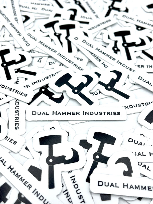 Dualies Sticker Merchandise – Dual Hammer Industries LLC