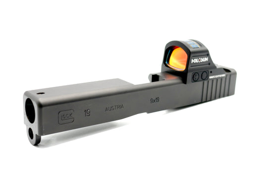 Glock 17 19 22 26 34 Holosun HS 507C 507 Comp Direct Mount Low Profile Optic Cut Red Dot Green Dot Slide Milling v