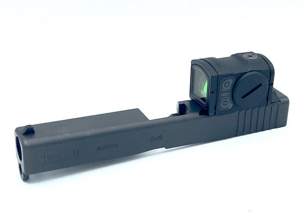 Glock 17 19 22 26 Aimpoint ACRO Direct Mount Low Profile Optic Cut Red Dot Green Dot Slide Milling